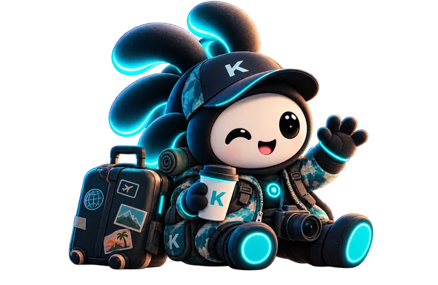 KAI, el asistente de KEIOS, saludando